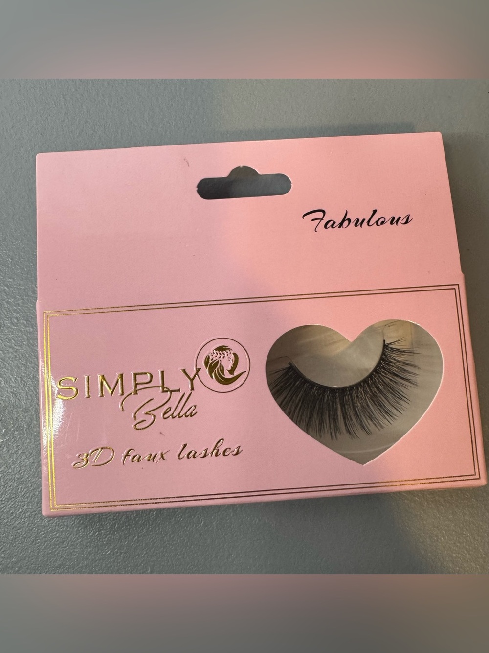 Simply Belle 3D Faux Lashes - Pink & Black Packaging statement dramatic